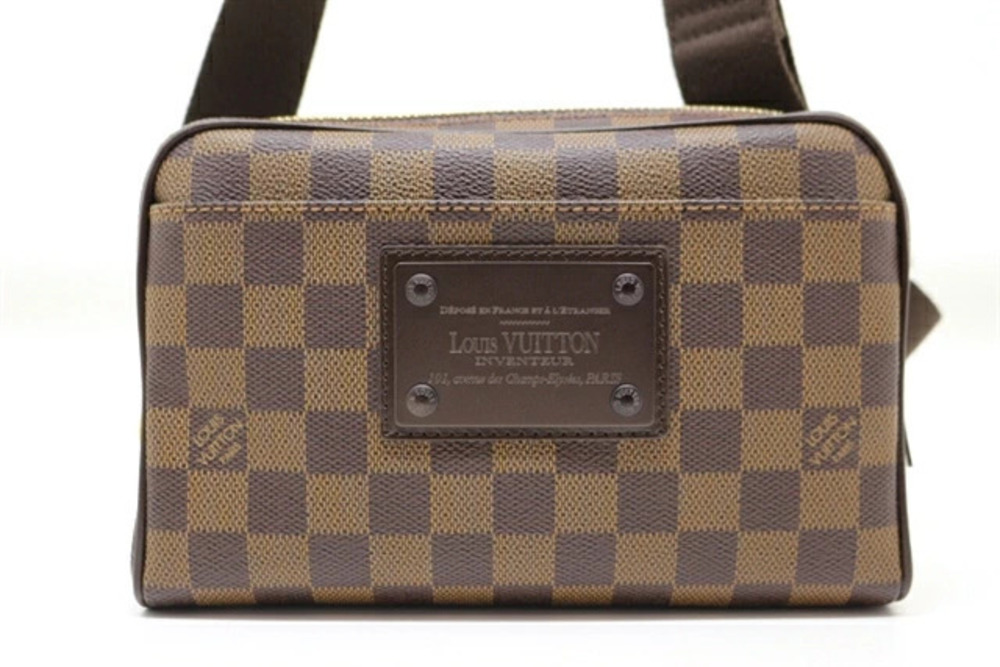 LOUIS VUITTON Bag Bum Brooklyn Waist Damier